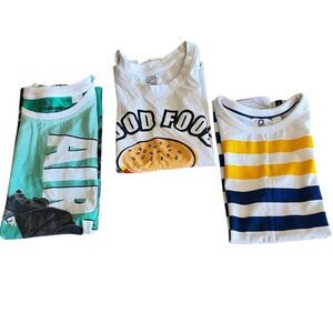 Okaidi Cotton Play Soft Boys Kids Sleeveless Tops Bundle SZ L (10-11)  #2493